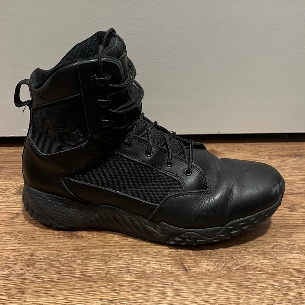 Under Armour work boots.